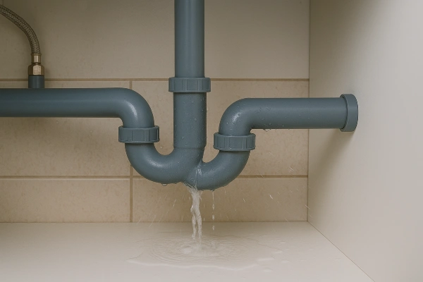 Water leaking from PVC pipes from Plumbing Lake Travis in Austin, TX - Backflow prevention Water leaking from PVC pipes from Plumbing Lake Travis in Austin, TX - Backflow prevention